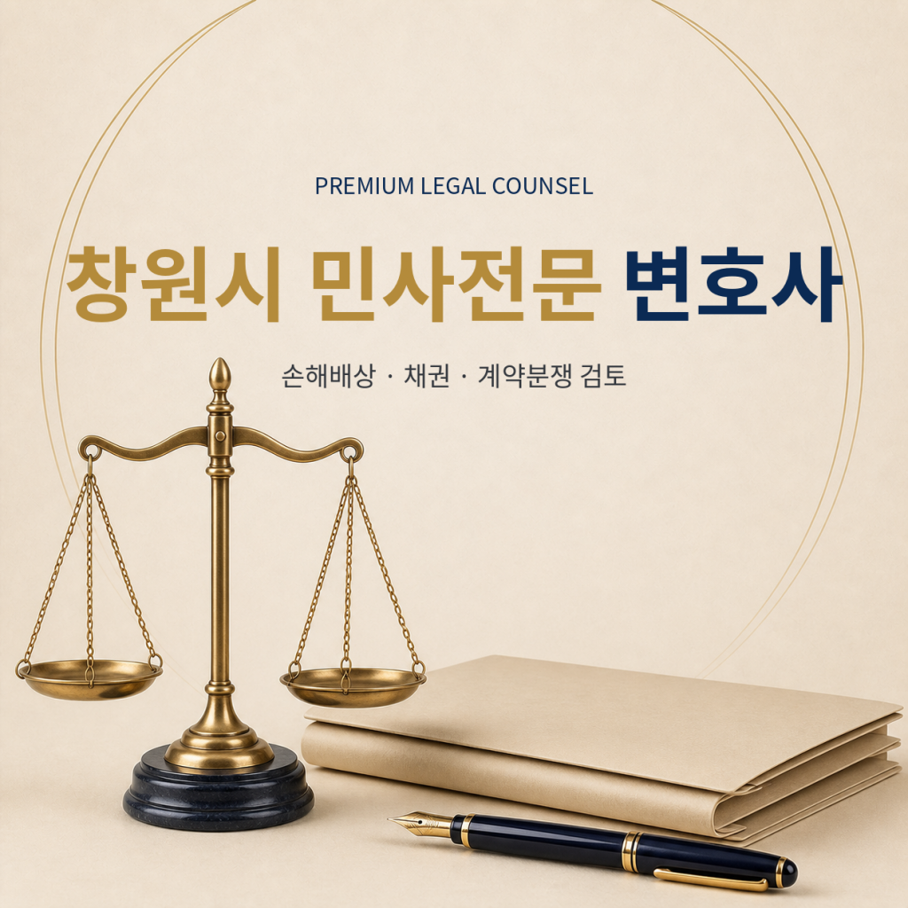 창원시 민사전문 변호사