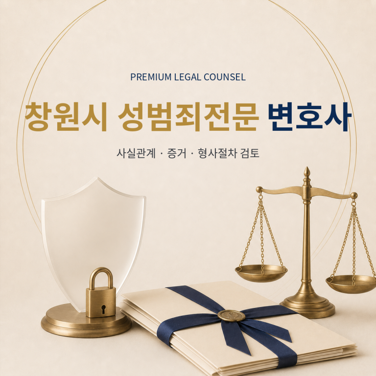 창원시 성범죄전문 변호사
