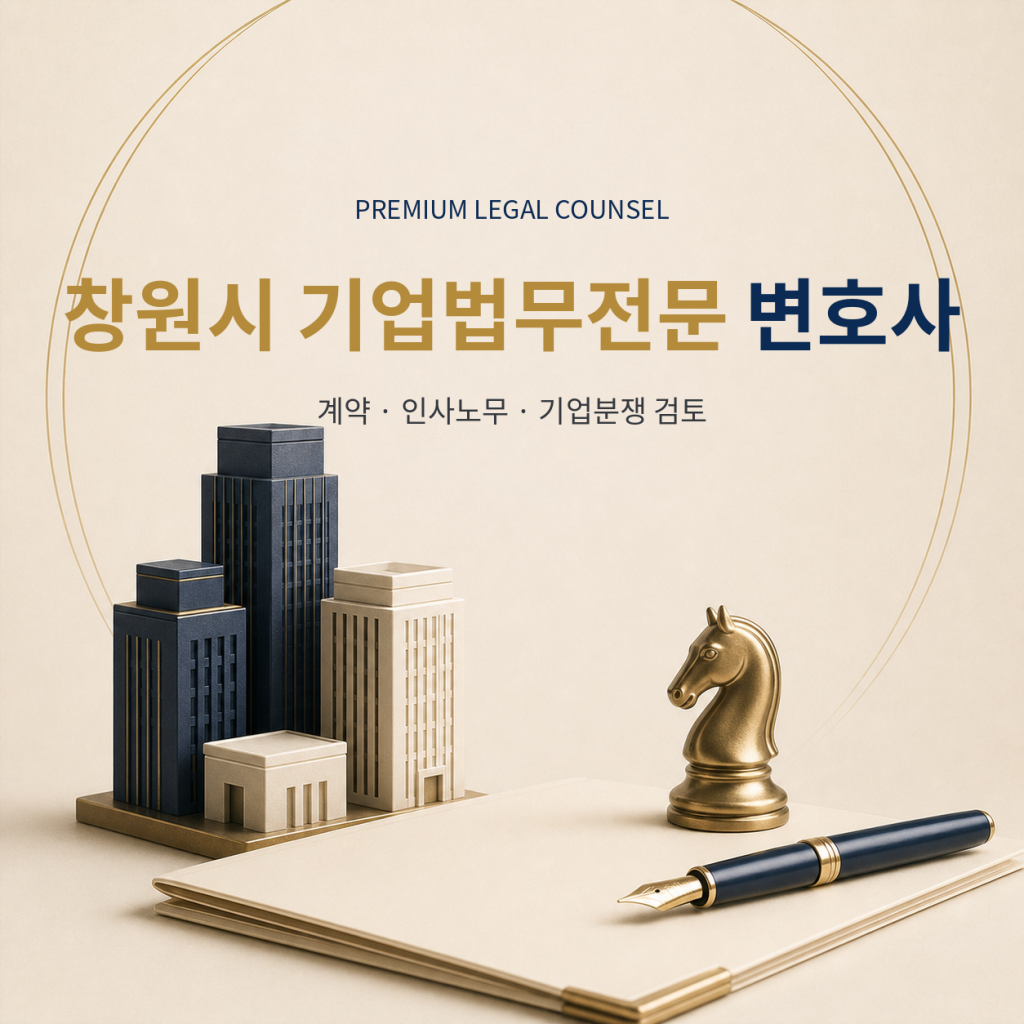 창원시 기업법무전문 변호사